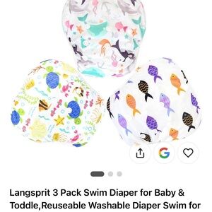 Baby boy or girl, adjustable size, reusable, washable, swim diaper,